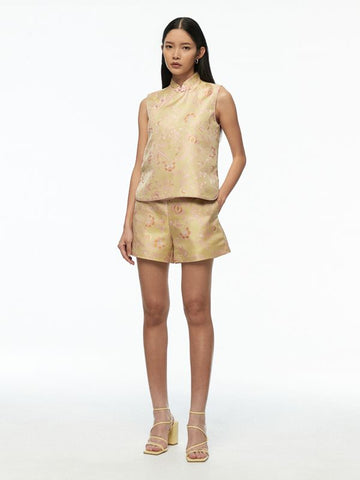 Viscose Jacquard Short