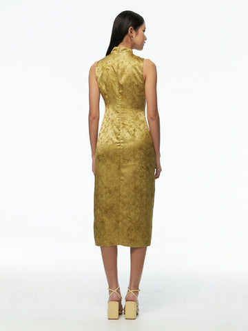 Sleeveless Mandarin Collar Cheongsam