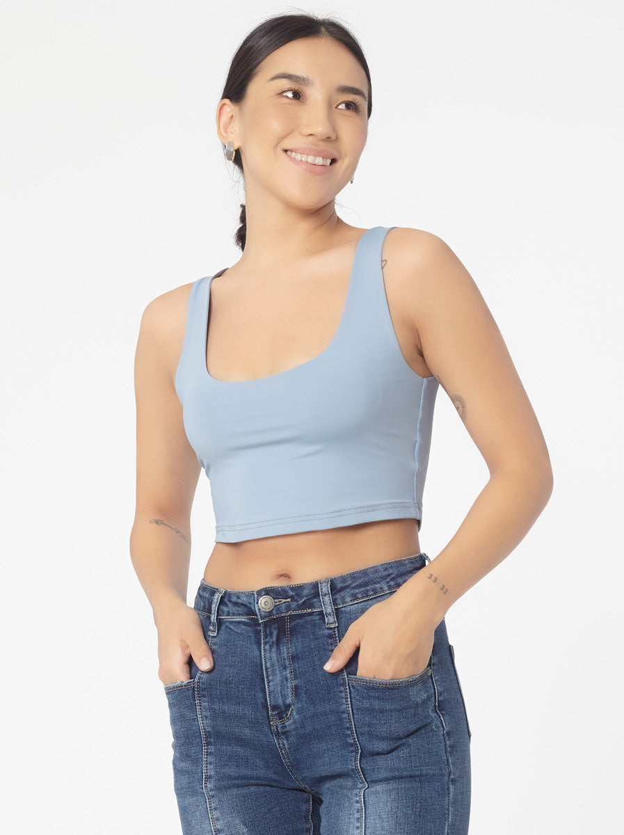Basic Sleeveless Crop Top