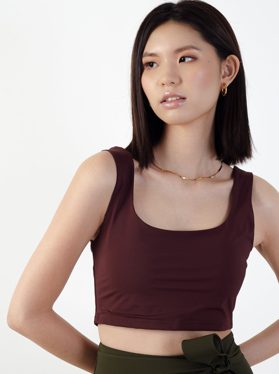 Basic Sleeveless Crop Top