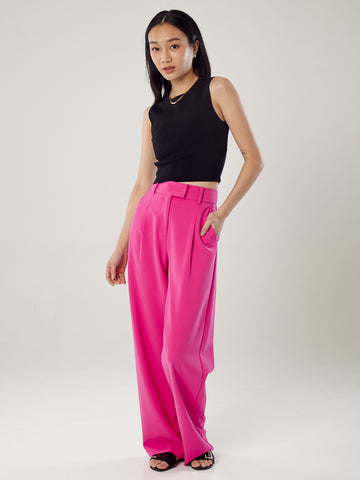 Sleeveless Round Neck Crop Top