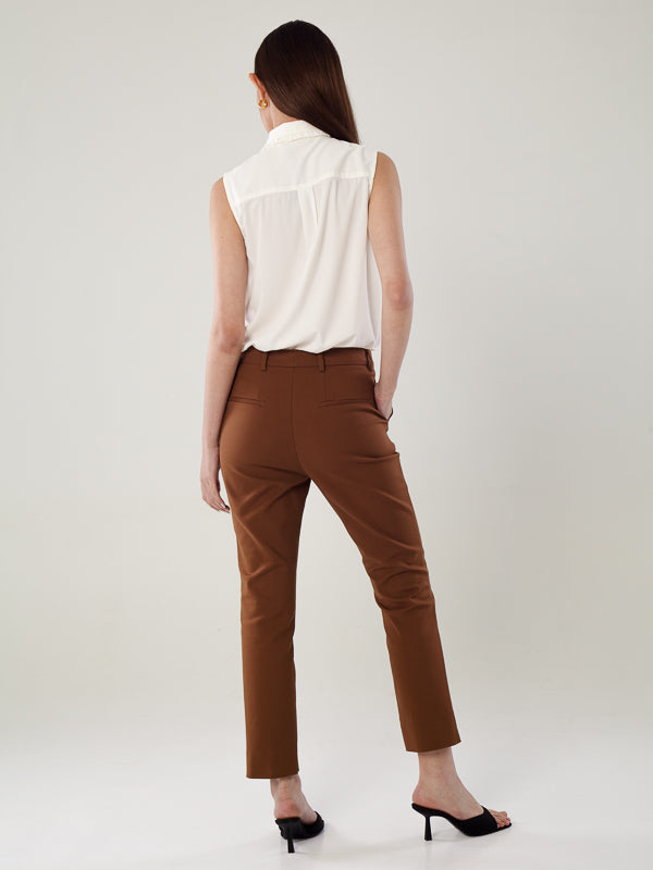 Front Tie Sleeveless Top