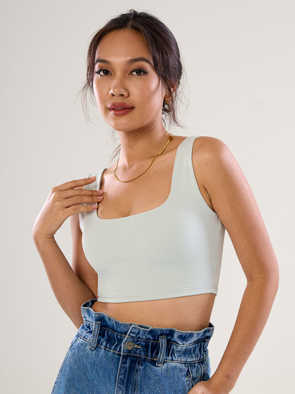 SupraSoft™️ Scoop Neck Cropped Tank