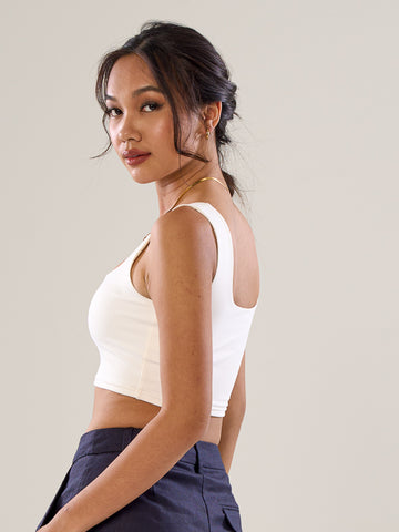 SupraSoft™️ Scoop Neck Cropped Tank