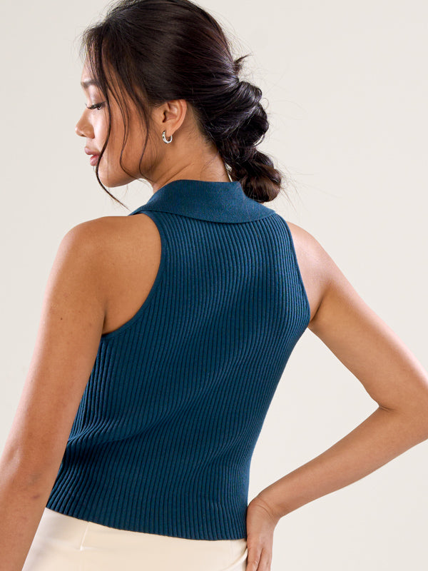 Knit Top With Buttons