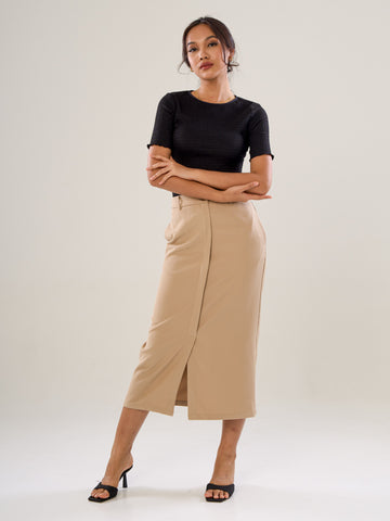 Smocked Short Sleeve Top