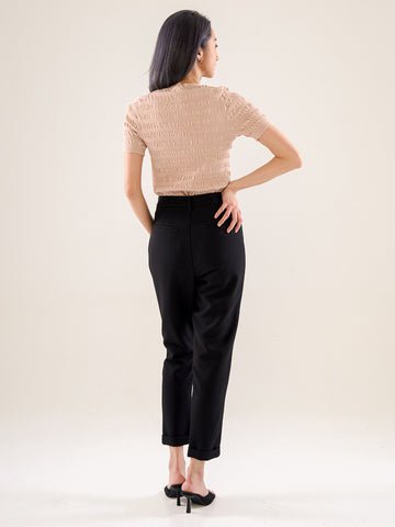 Short Sleeve Knit Top