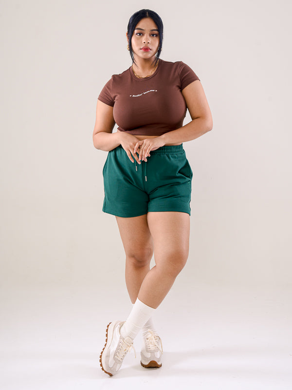 Cotton Baby Tee - Dark Brown