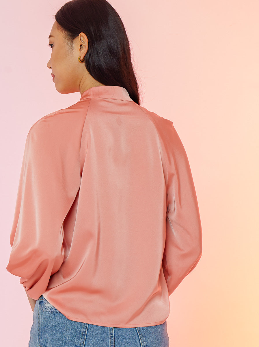 Mandarin Collar Blouse