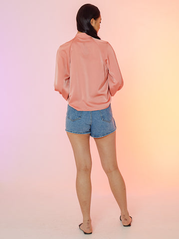 Mandarin Collar Blouse