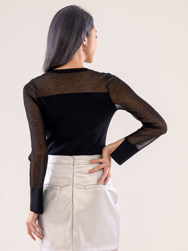 Mesh Knit Top