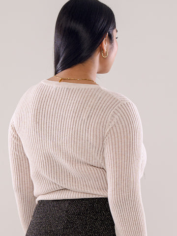 Round Neck Knit Top