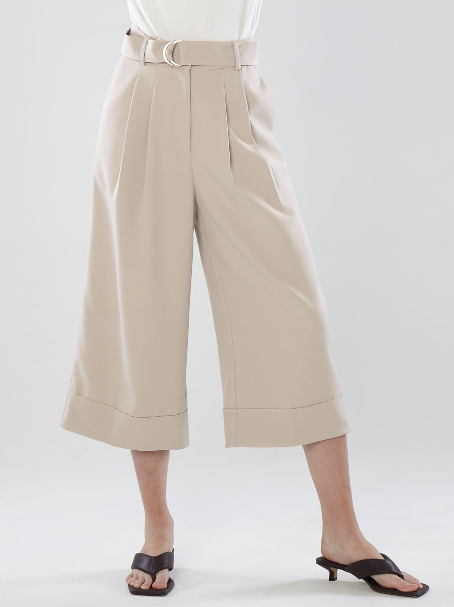 Culottes with D-ring Waistband