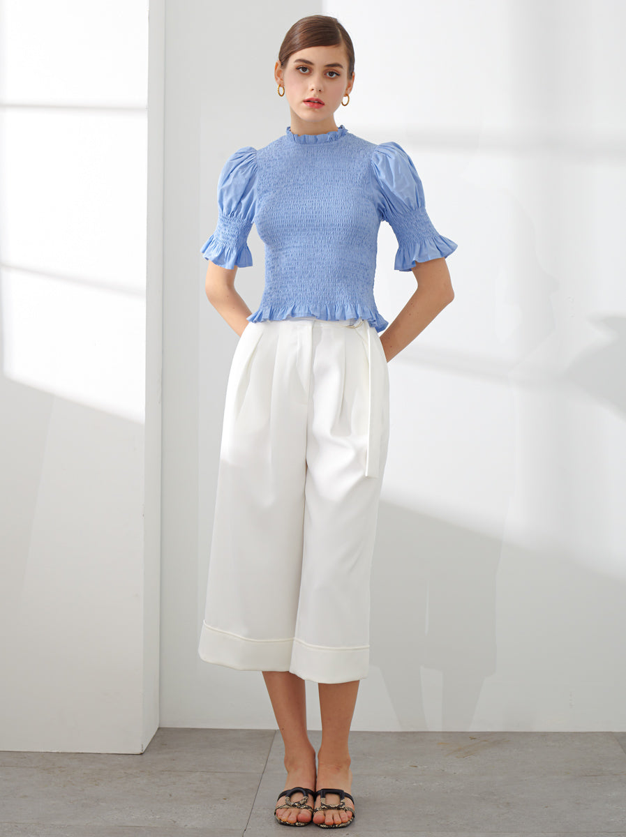 Culottes with D-ring Waistband
