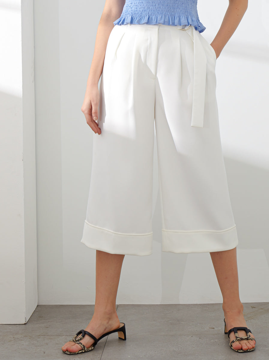 Culottes with D-ring Waistband