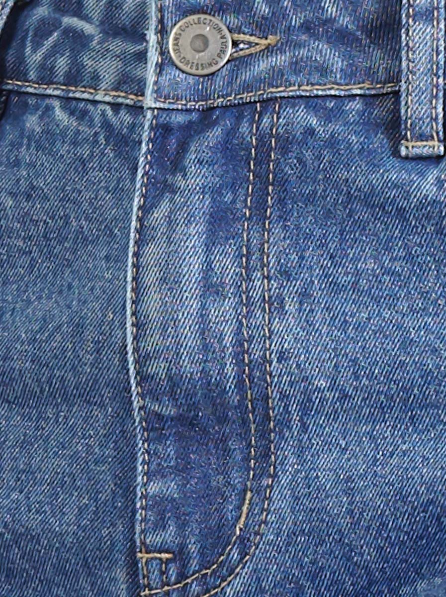 High-Rise Wide Leg Cut Jeans - Blue