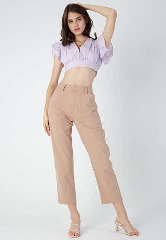 Low Rise Straight-Leg Pants