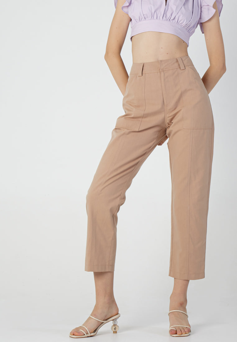 Low Rise Straight-Leg Pants