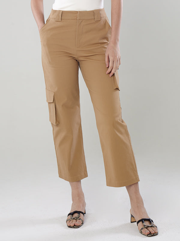 Asymmetrical Pocket Cargo Trouser