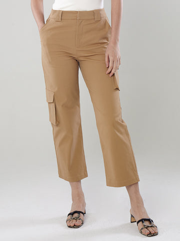 Asymmetrical Pocket Cargo Trouser