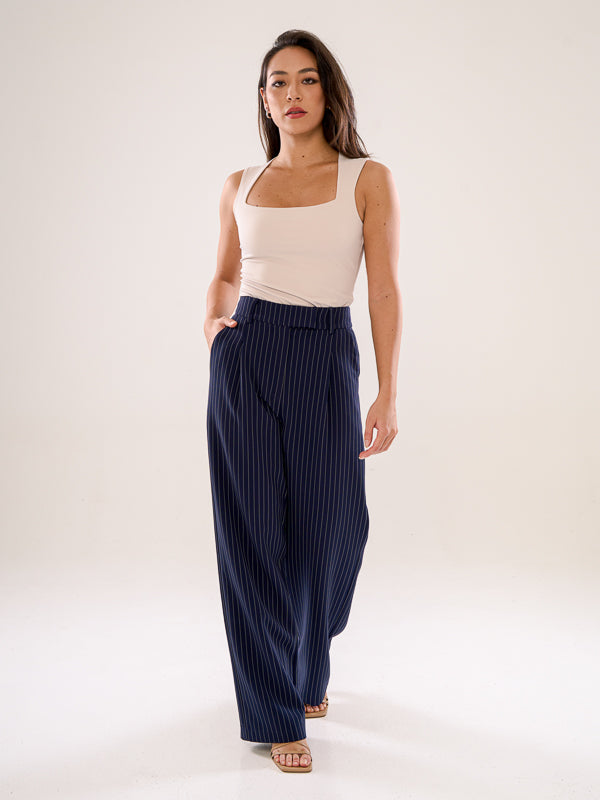 Striped Full Length Trouser