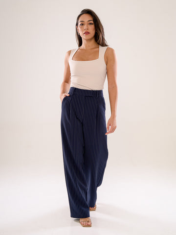 Striped Full Length Trouser