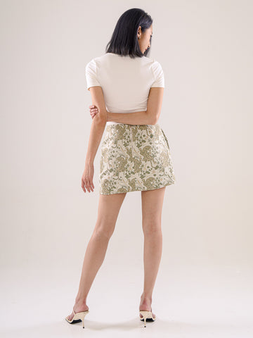 Jacquard Short Skirt