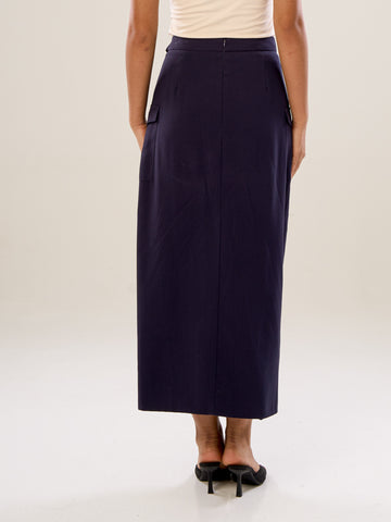 Belted Wrap Skirt