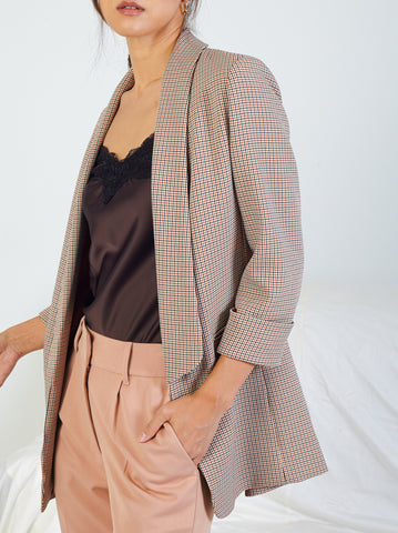 Checkered Tailored Jacket
