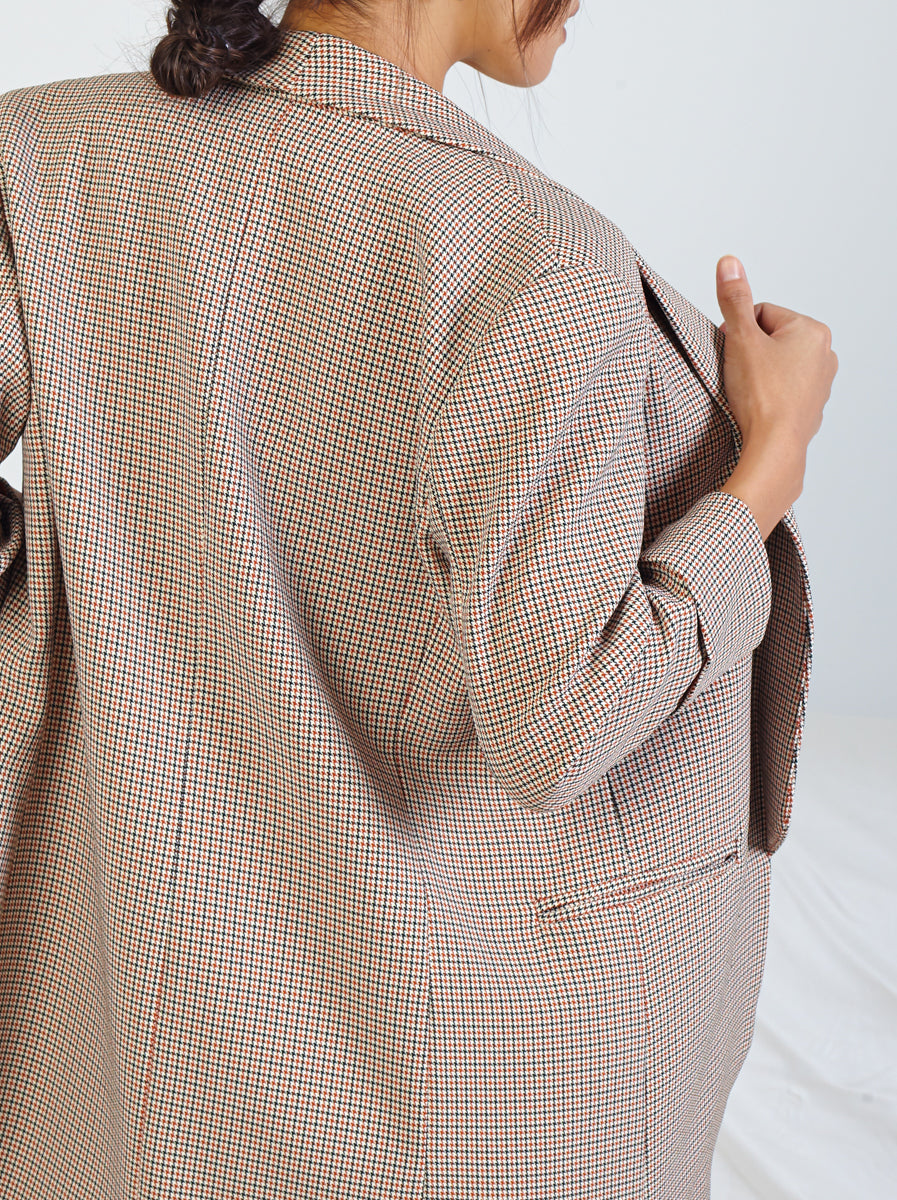 Checkered Tailored Jacket