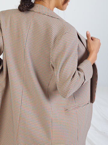 Checkered Tailored Jacket
