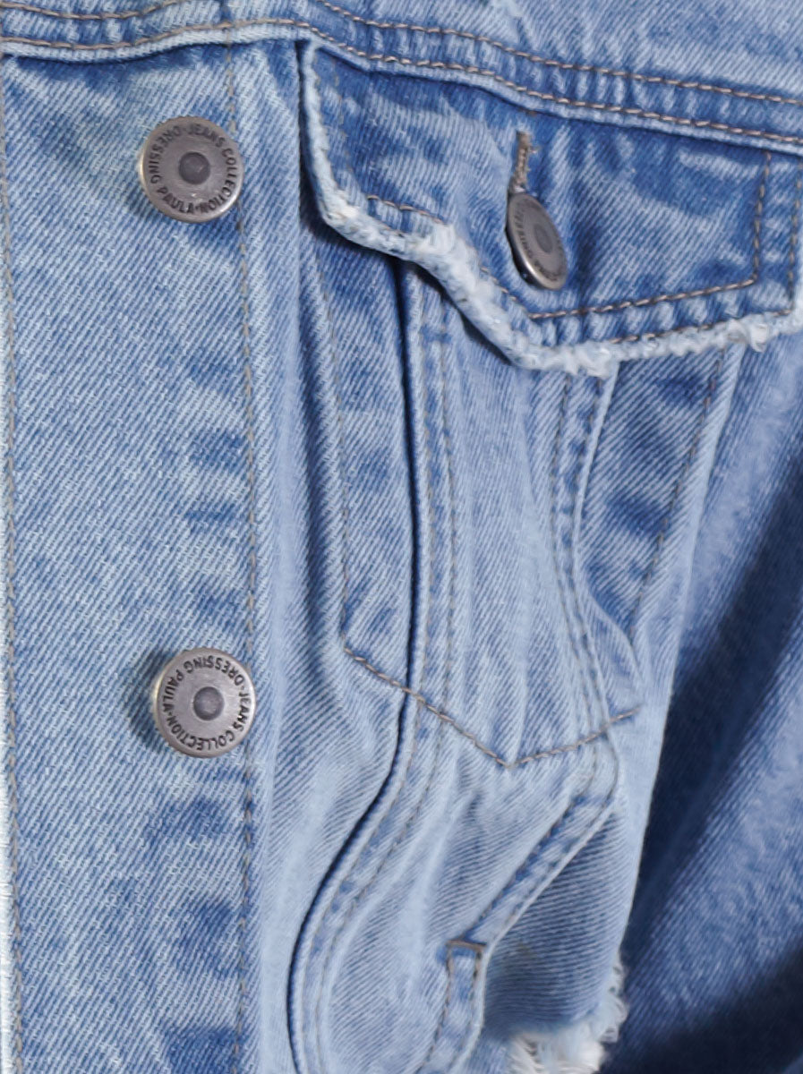 Distressed Denim Jacket