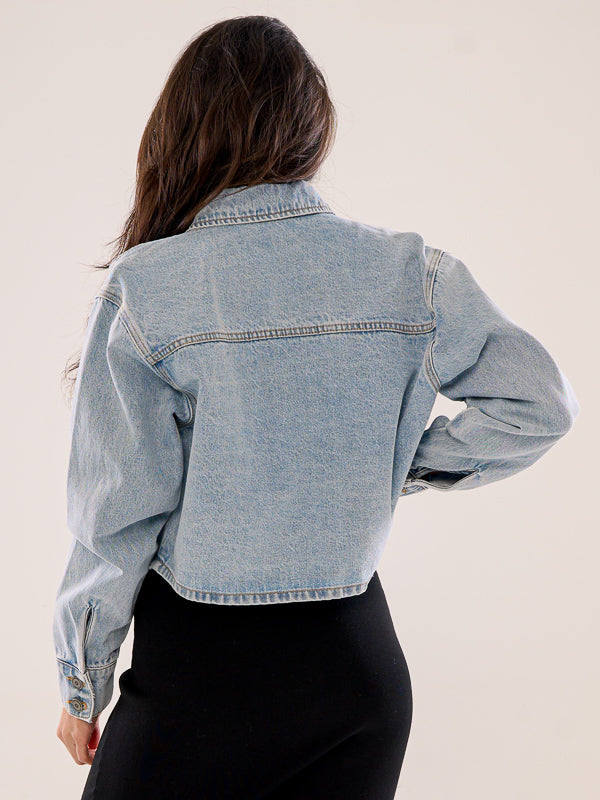 Cropped Denim Jacket