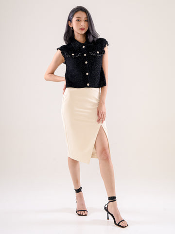 Textured Button Down Jacket