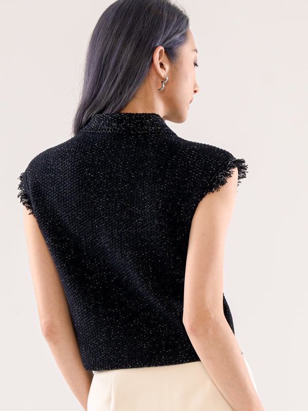 Textured Button Down Jacket