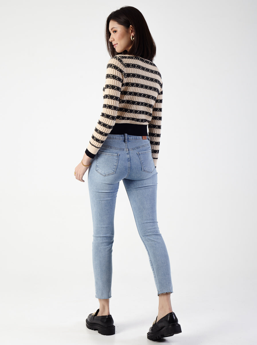 Textured Yarn Knit Cardigan