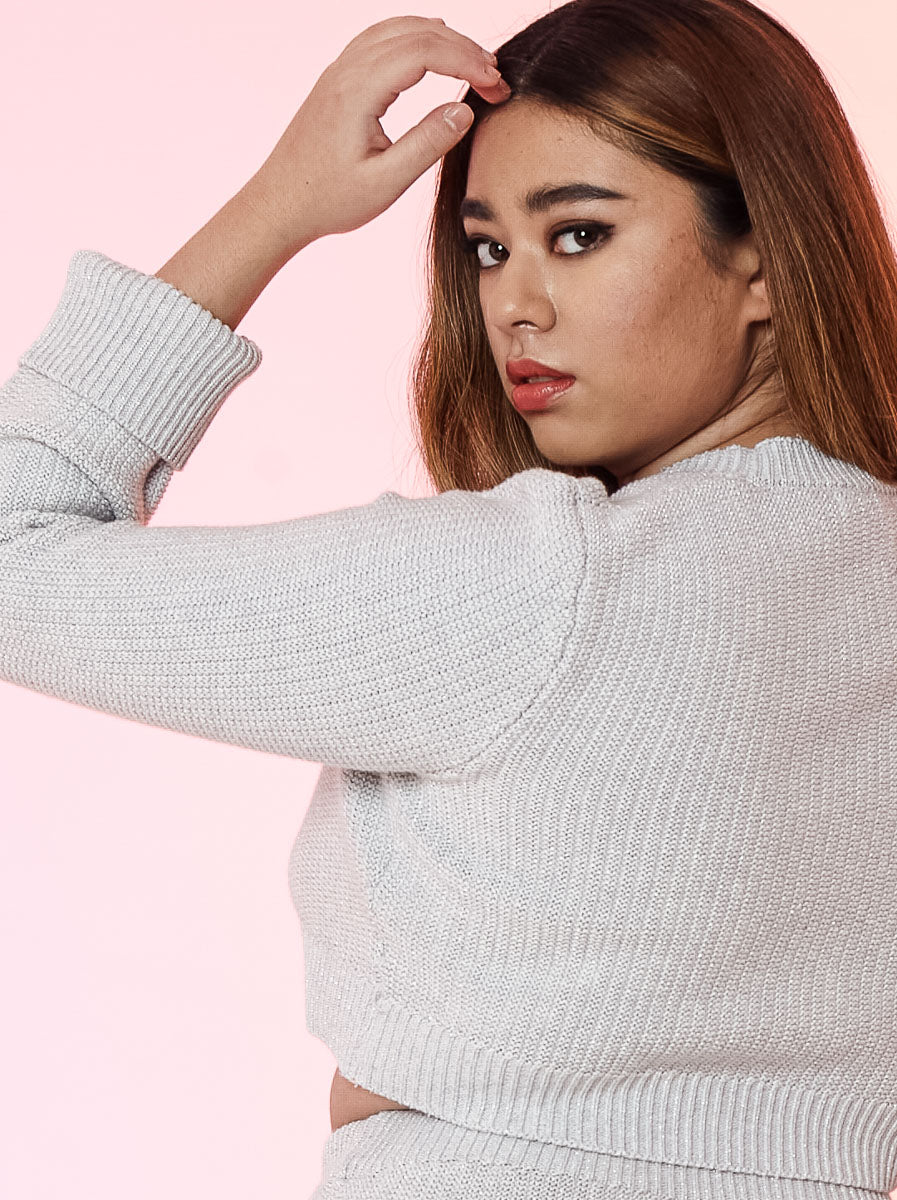 Embellished V-Neck Cardigan