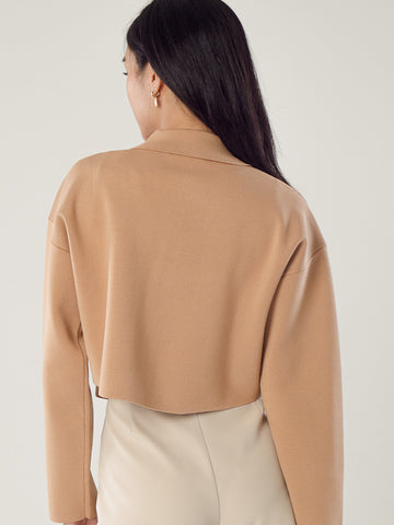 Collared Knit Cardigan