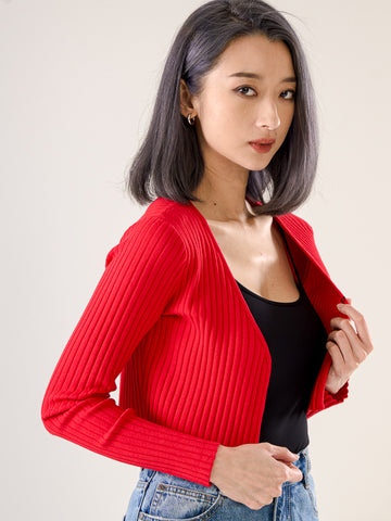 Knit Crop Cardigan