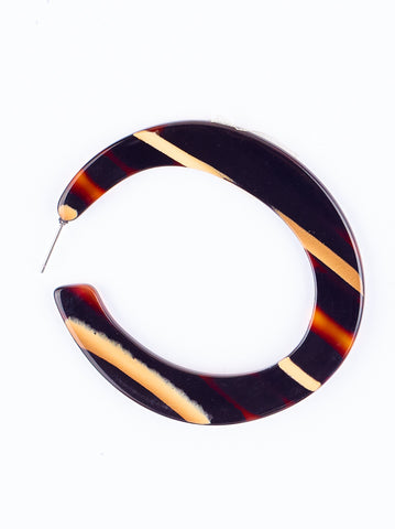 Hera Acrylic Hoop Earrings