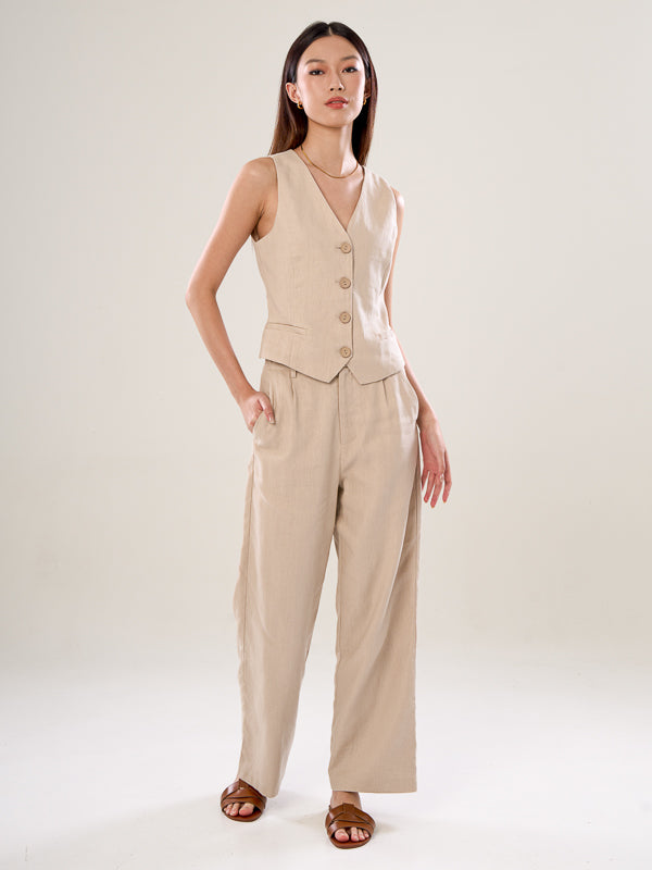 Linen Vest