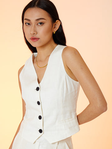 Linen Vest