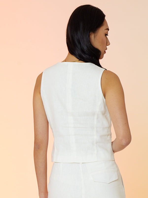 Linen Vest
