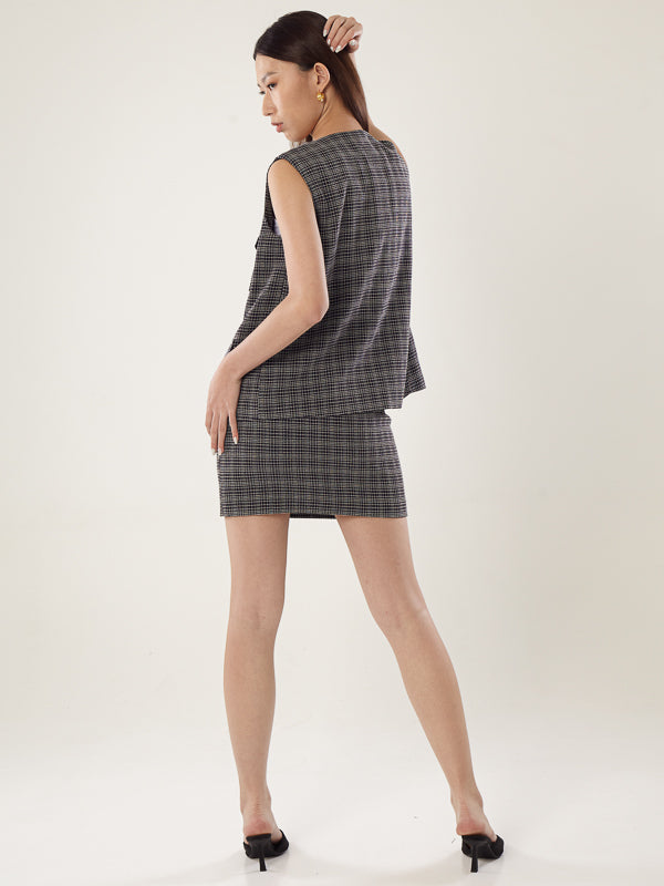 Sleeveless Vest Blazer