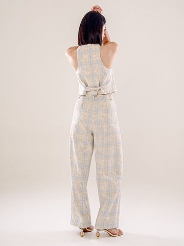 Textured Tweed Waistcoat