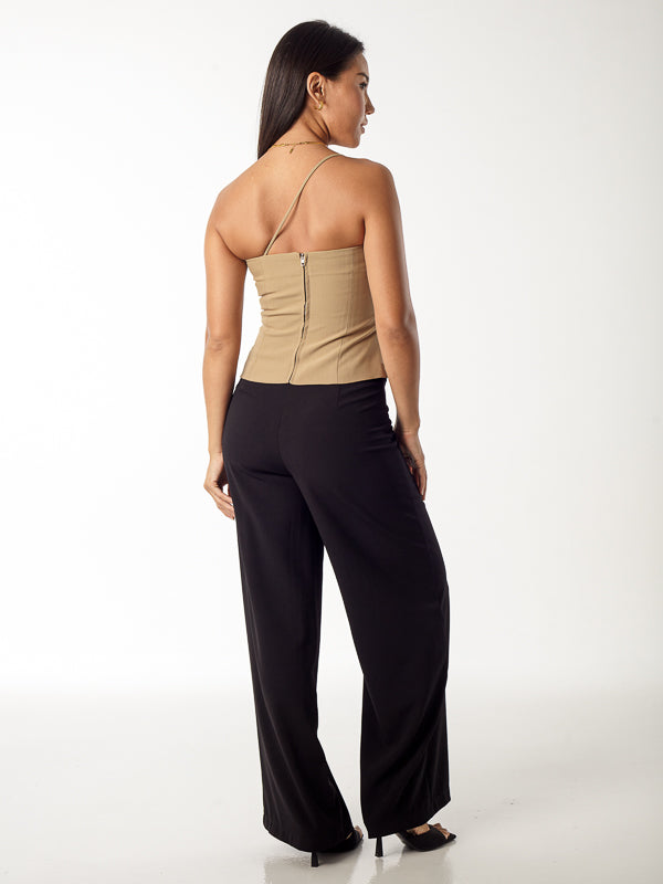 Asymmetric Bustier Top
