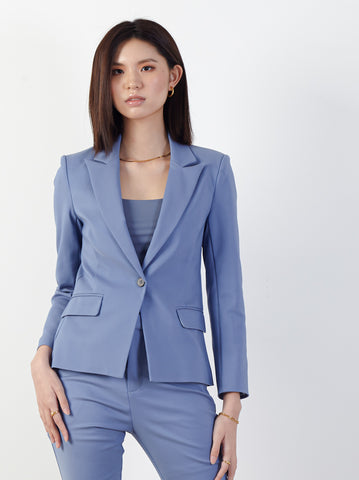 Power Suits Blazer-Blue