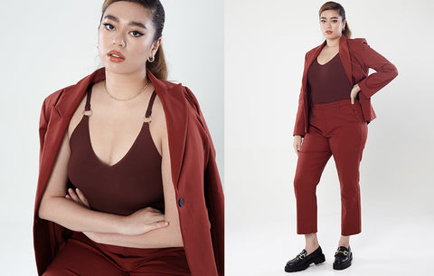 Power Suits Blazer-Sienna