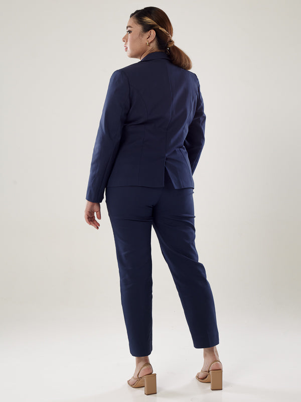 Power Suits Blazer-Navy