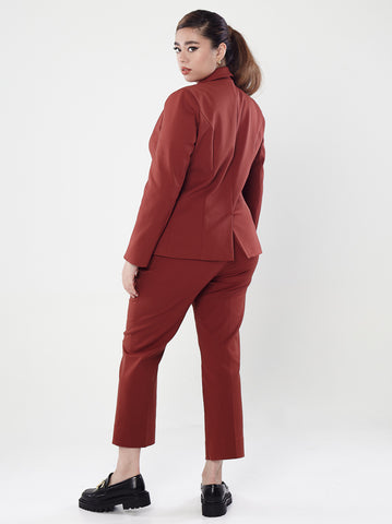 Power Suits Blazer-Sienna